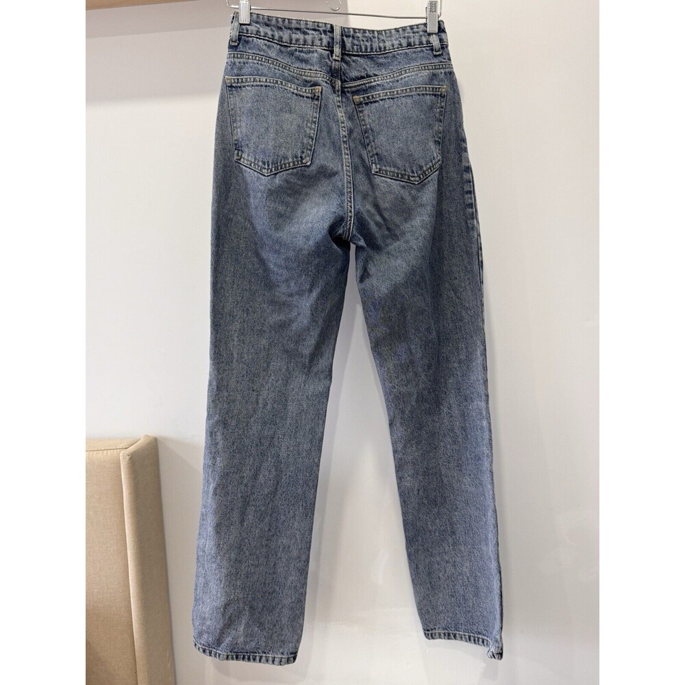 Remain Birger Christensen Jeans Womens 27 Blue Denim Lynn Straight Italy Cotton - Picture 2 of 10